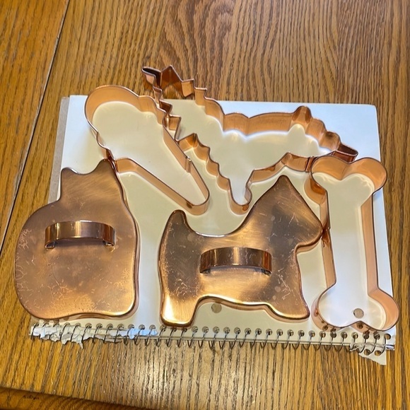Copper cookie cutters large - Picture 1 of 5
